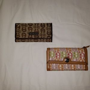 2 Etienne Aigner Tri-fold Organizer Wallet's